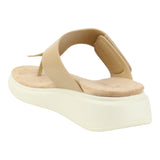 Sandalia Piso Para Mujer Lob Footwear Pu Beige 56204457