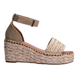 sandalia cuna para mujer lob footwear rafia beige 51705461