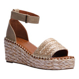 sandalia cuna para mujer lob footwear rafia beige 51705461