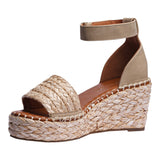 sandalia cuna para mujer lob footwear rafia beige 51705461