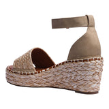 sandalia cuna para mujer lob footwear rafia beige 51705461
