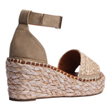 sandalia cuna para mujer lob footwear rafia beige 51705461