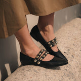 FLAT PARA MUJER LOB FOOTWEAR NEGRO 51705509