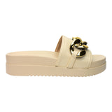 sandalia cuna para mujer lob footwear pu beige 52205467