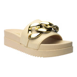 sandalia cuna para mujer lob footwear pu beige 52205467