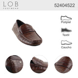 Driver Para Hombre Lob Footwear Pu Croc Café 52404522