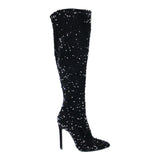 Bota Para Mujer Lob Footwear Sequin Negro 59404525