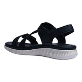 sandalia cuna para mujer lob footwear textil negro 56205000