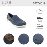 Vestir Para Hombre Lob Footwear Pu Azul 57704019