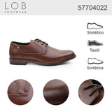 Vestir Para Hombre Lob Footwear Pu Café 57704022