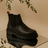 BOTIN NEGRO PARA HOMBRE DE PIEL SINTETICA LOB FOOTWEAR 57704524