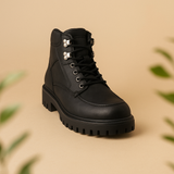 BOTIN NEGRO PARA HOMBRE DE PIEL SINTETICA LOB FOOTWEAR 57704527