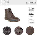 Botin Para Hombre Lob Footwear Pu Café 57704528