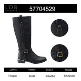 bota para mujer lob footwear pu negro 57704529