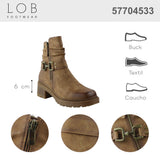 Botin Para Mujer Lob Footwear Pu Café 57704533