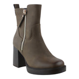 Botin Para Mujer Lob Footwear Pu Café 57704536