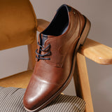 Vestir Para Hombre Lob Footwear Pu Café 57704537