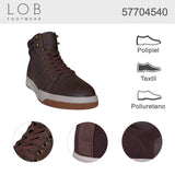 tenis para hombre lob footwear pu cafe 57704540