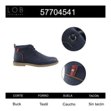 botin para hombre lob footwear pu azul 57704541