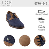 Vestir Para Hombre Lob Footwear Textile Azul 57704542