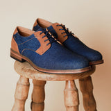 ZAPATO DE VESTIR AZUL PARA HOMBRE DE DENIM LOB FOOTWEAR 57704542