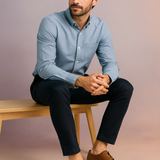 ZAPATO DE VESTIR CAFÉ PARA HOMBRE DE PIEL SINTETICA