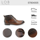 Botin Para Hombre Lob Footwear Pu Café 57804005