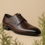 ZAPATO DE VESTIR CAFÉ PARA HOMBRE DE PIEL SINTETICA LOB FOOTWEAR 57804500