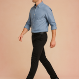 ZAPATO DE VESTIR NEGRO PARA HOMBRE DE PIEL SINTETICA