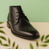BOTIN NEGRO PARA HOMBRE DE PIEL SINTETICA LOB FOOTWEAR 57804514