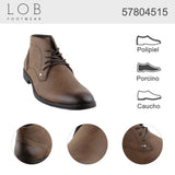 Botin Para Hombre Lob Footwear Pu Café 57804515