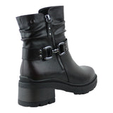 Botin Para Mujer Lob Footwear Pu Negro 57704534