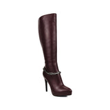 BOTA PARA MUJER LOB FOOTWEAR BURGUNDY 59402551