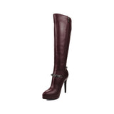BOTA PARA MUJER LOB FOOTWEAR BURGUNDY 59402551
