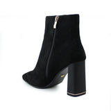BOTIN NEGRO PARA MUJER DE SUEDE LOB FOOTWEAR 59404520