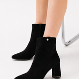 BOTIN NEGRO PARA MUJER DE SUEDE LOB FOOTWEAR 59404520