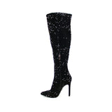 BOTA NEGRA PARA MUJER DE SUEDE LOB FOOTWEAR 59404525