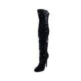 BOTA NEGRA PARA MUJER DE SUEDE LOB FOOTWEAR 59404525