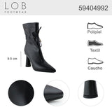 Botin Para Mujer Lob Footwear Pu Negro 59404992