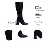BOTA PARA MUJER LOB FOOTWEAR NEGRO 59405513
