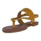 sandalia piso para mujer lob footwear pu cafe 59704070