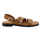 Sandalia Piso Para Mujer Lob Footwear Pu Café 59704072