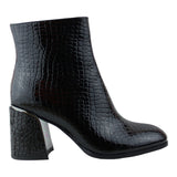 Botin Para Mujer Lob Footwear Patent Croc Negro 59404519