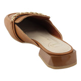 Flat Para Mujer Lob Footwear Pu Café 91704463