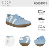 Tenis Para Mujer Lob Footwear Durazno Azul 63604913