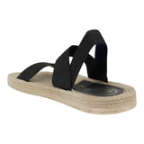 Sandalia Piso Para Mujer Lob Footwear Resorte Negro 63804971