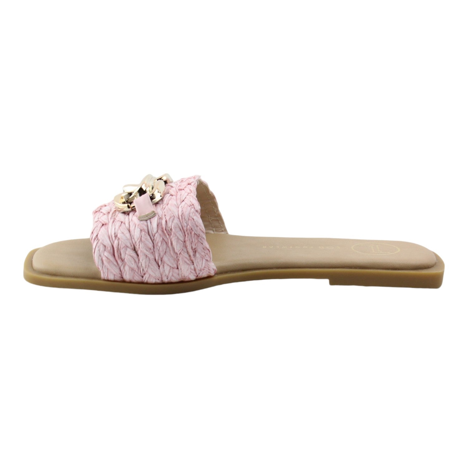 SANDALIA DE PISO ROSA PARA MUJER DE RAFIA LOB FOOTWEAR 91904060