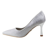 Zapatilla Para Mujer Lob Footwear Satin Plata 56204559