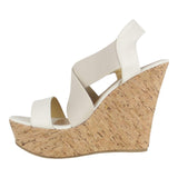 Sandalia Cuña Para Mujer Lob Footwear Resorte Beige 67204709