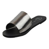 Sandalia Piso Para Mujer Lob Footwear Vetro Salamandra Plata 15104471